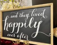 wedding catering costs sign